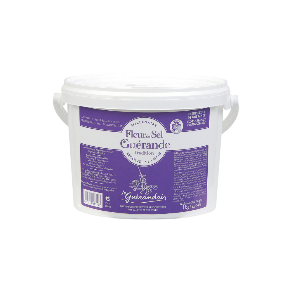 Fleur De Sel De Guerande Igp Seau 1kg
