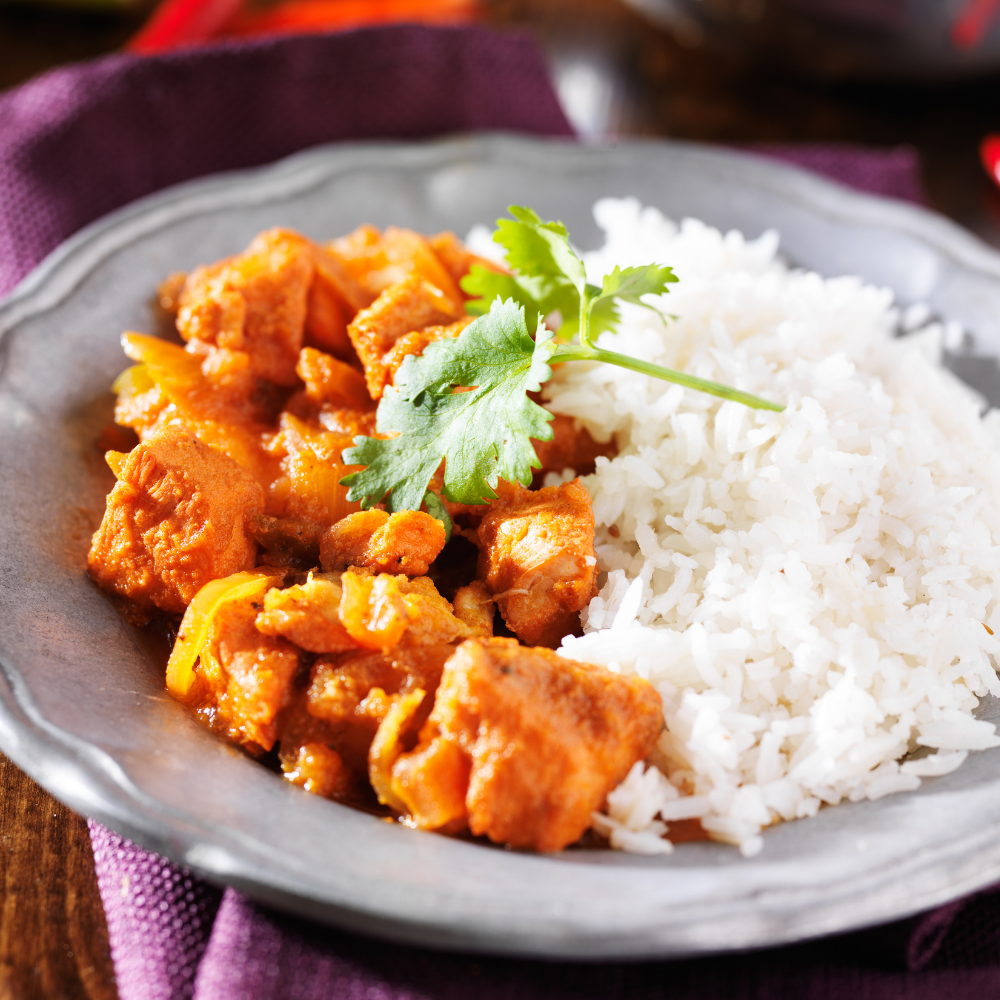 Poulet Et Riz Au Curry Barquette 300g