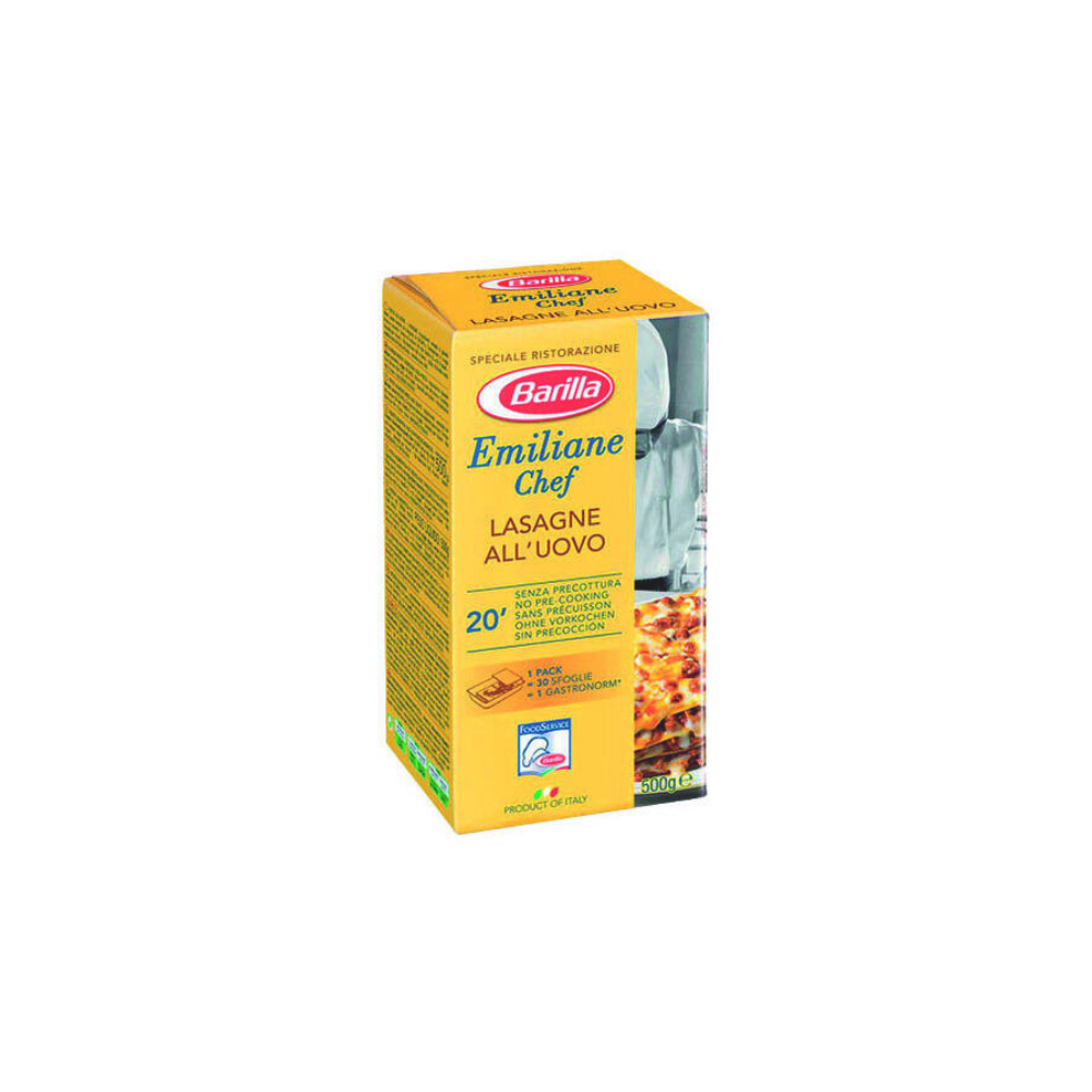 Lasagnes Aux Oeufs Barilla Boite 500g