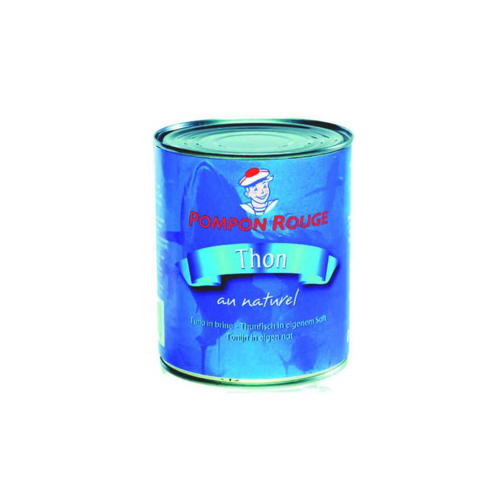 Thon (400g) Boite 1/2 Naturel Albacore  Pompon Rouge