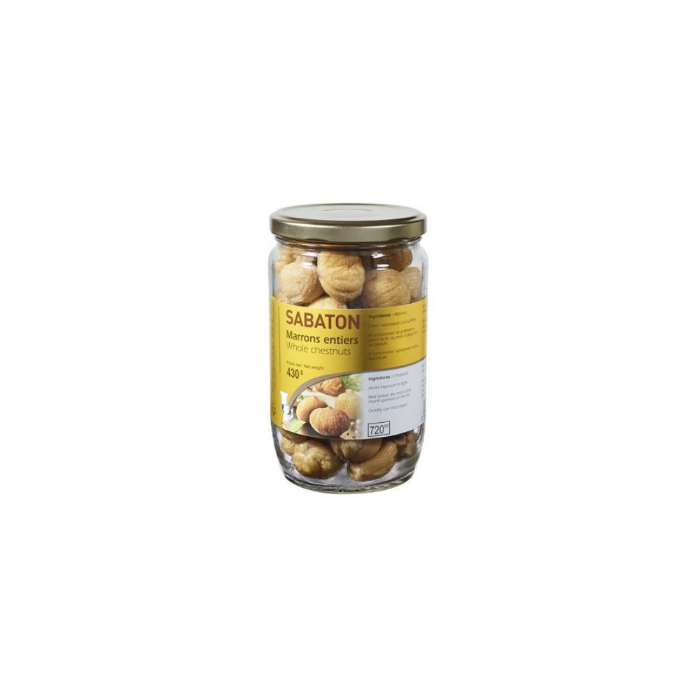 Marrons Entiers Sec Bocal 430g