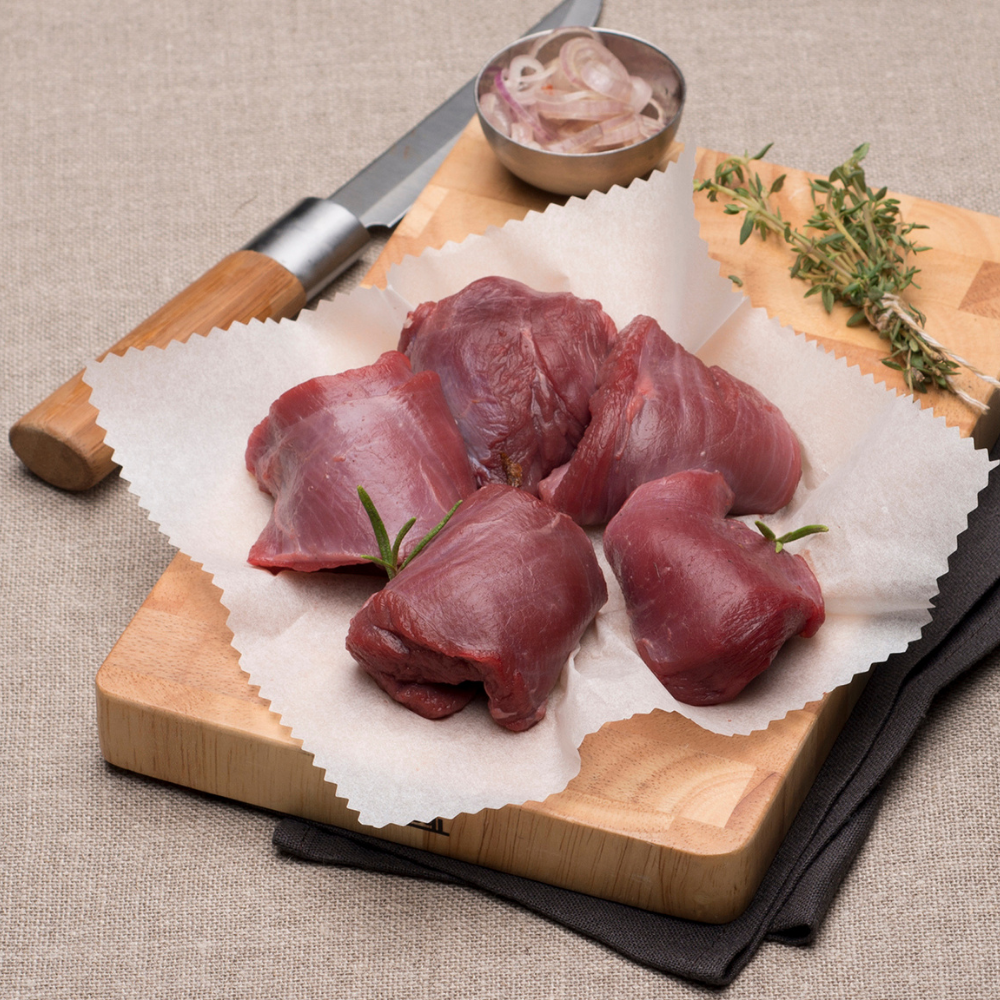 Saute / Ragout Cerf Extra 30/70g Ue Carton 5kg