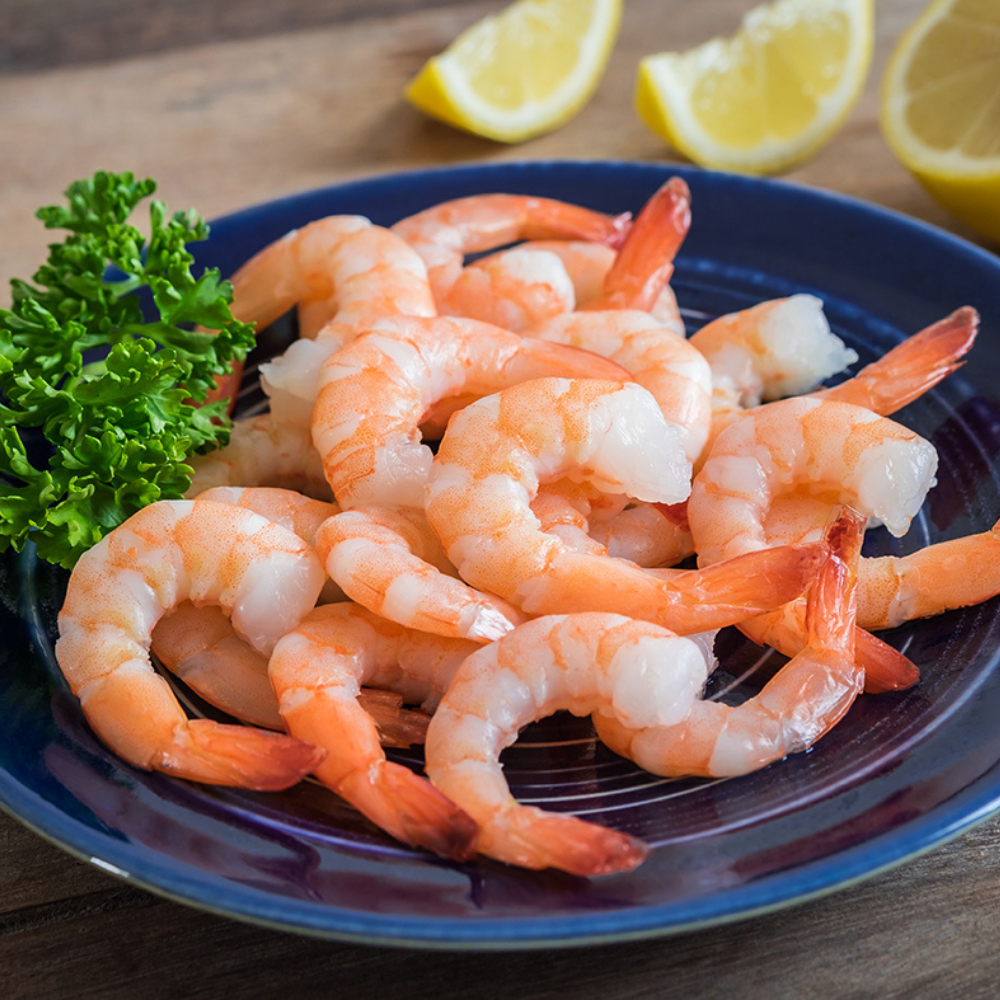Queue Crevette Cuite Tropicale Deveinee Penaeus Vannamei 300g