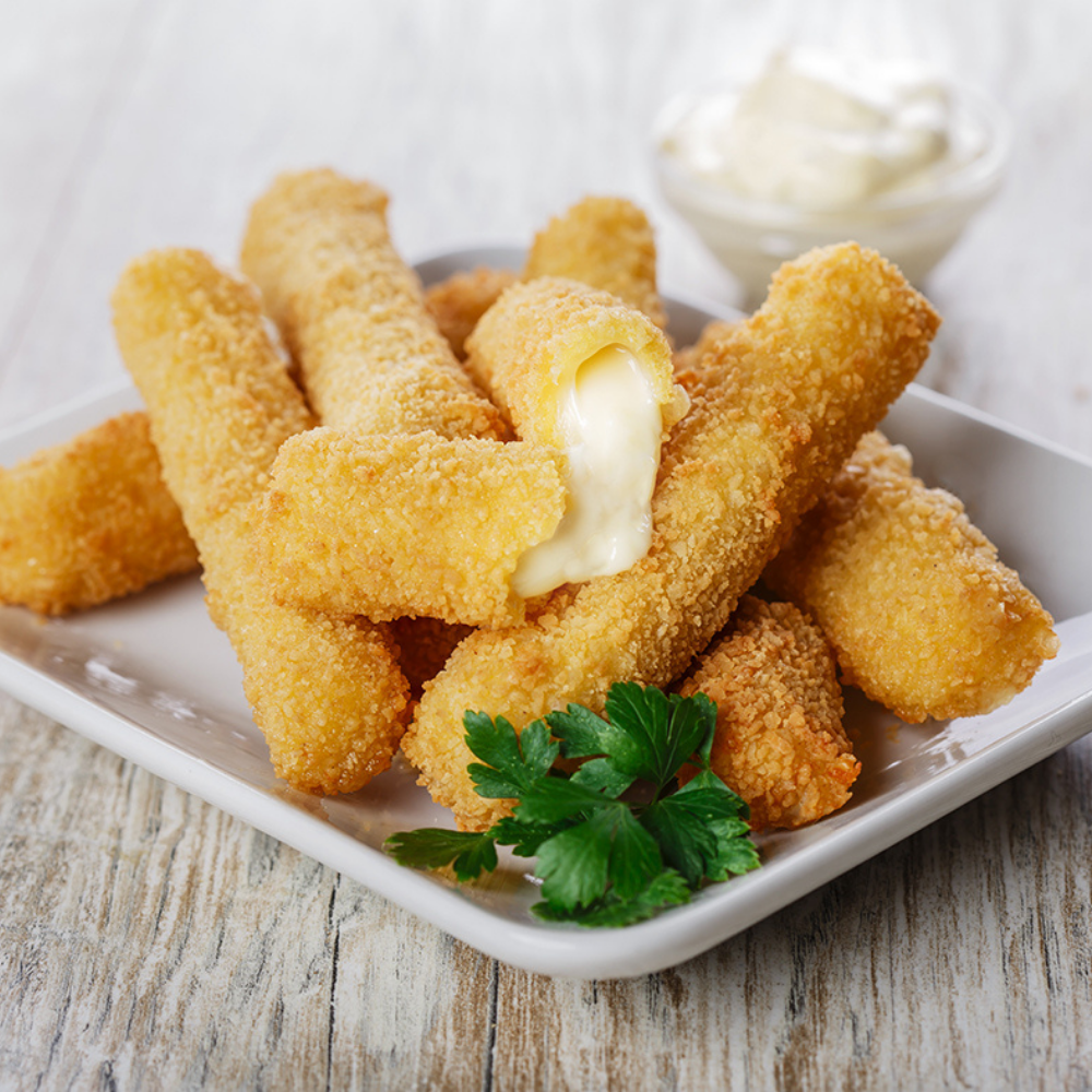 Mozza Stick Breadead 28g Sachet 1kg