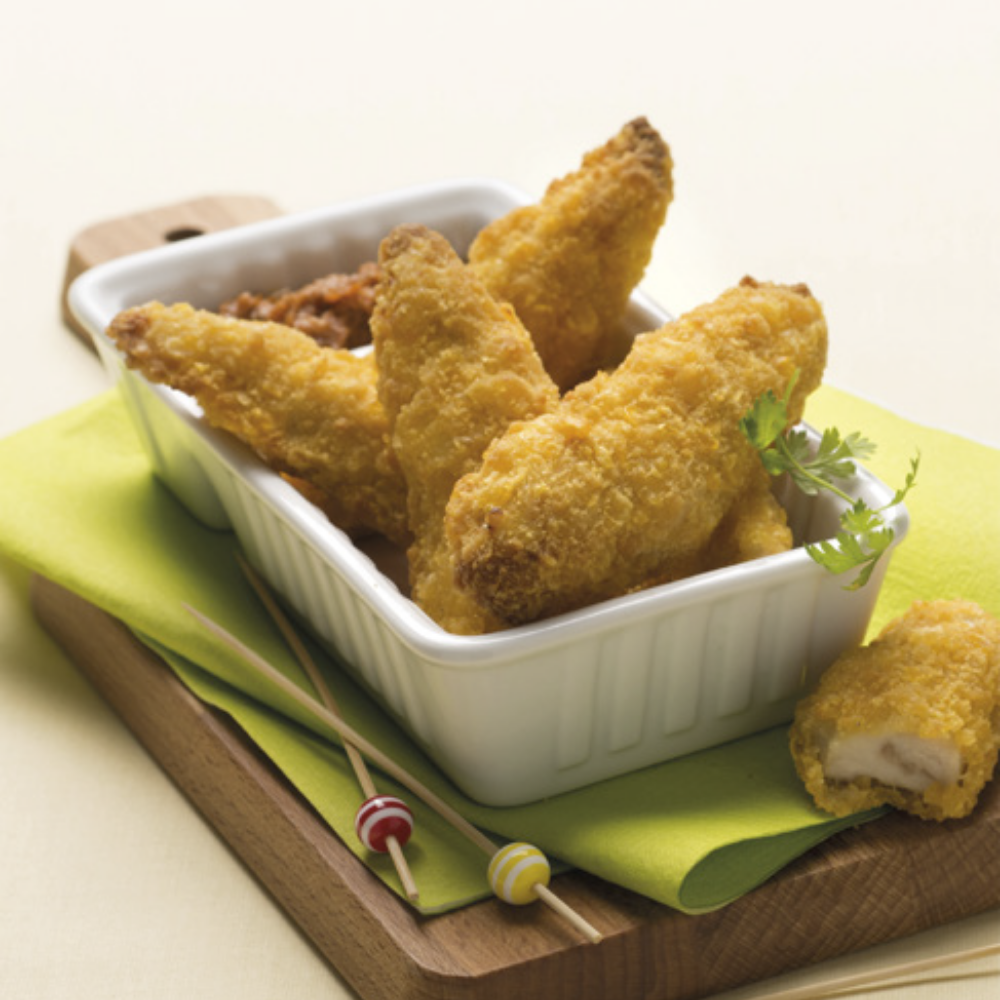 Goujonnette Poulet Panee 40g Carton 5kg