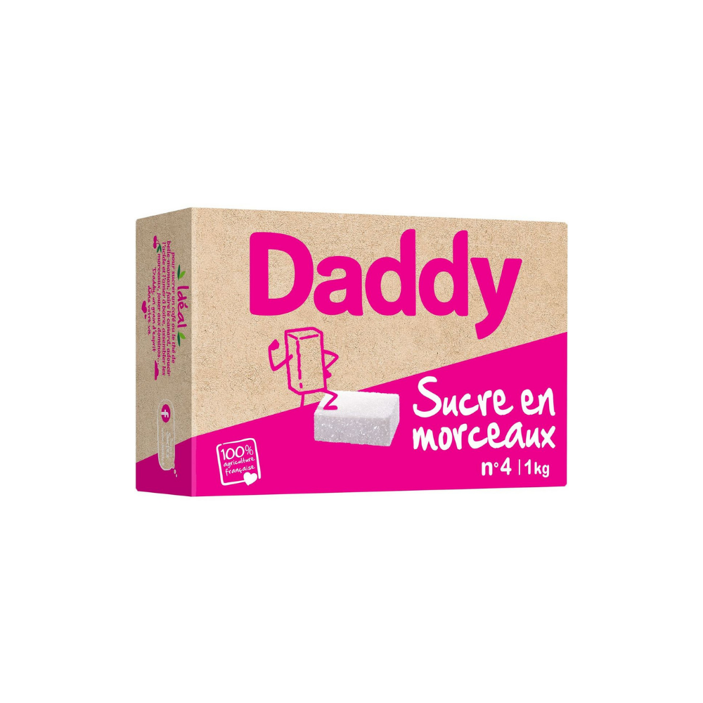 Sucre Morceau N°4 Daddy Boite 1kg