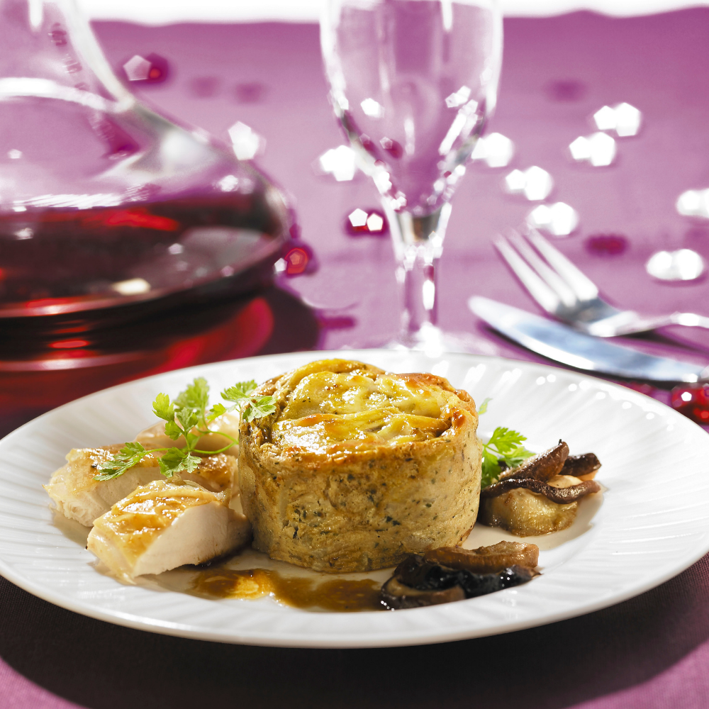 Mini Gratin Cepes Et Bolet 100g Sachet 4 Pieces