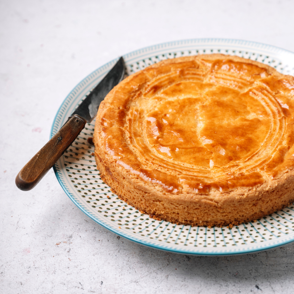 Gateau Basque Creme Pate Pur Beurre 27cm Boite 1 Piece