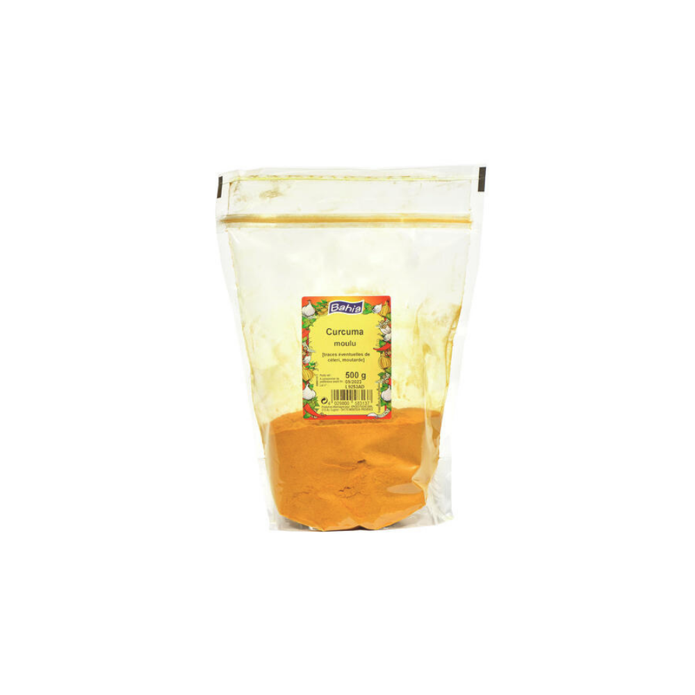 Curcuma Moulu Poche 500g