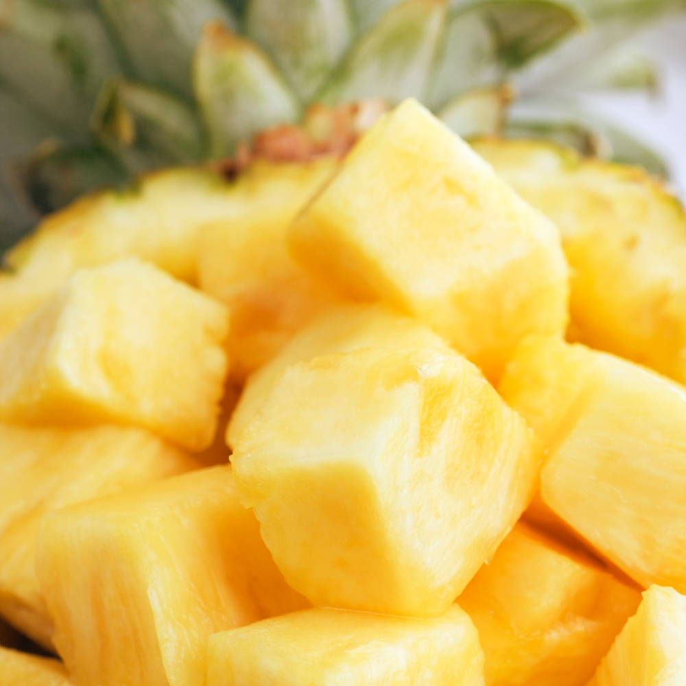 Ananas Cubes 10x10 Sicoly Sachet 1kg