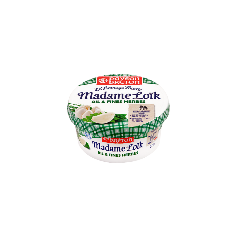 Fromage Fouette Mme Loik Ail & Fines Herbes 500g