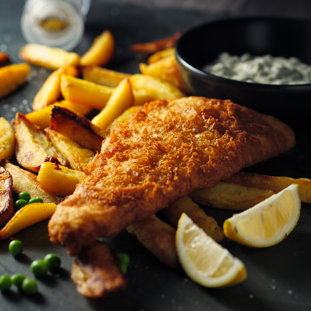 Fish And Chips Cabillaud 150/180g Sachet 1kg
