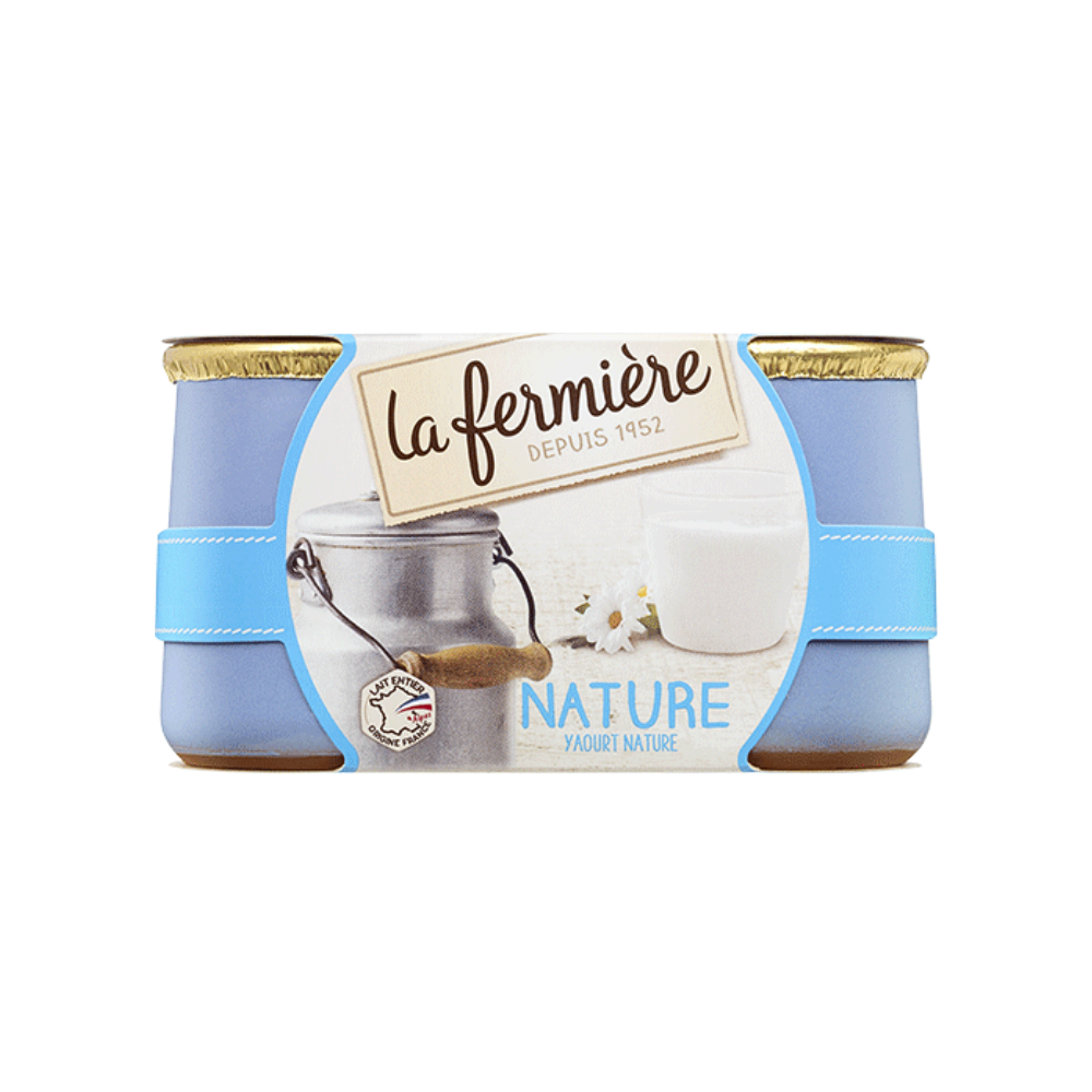 Yaourt Nature Pot Gres 140g X 6
