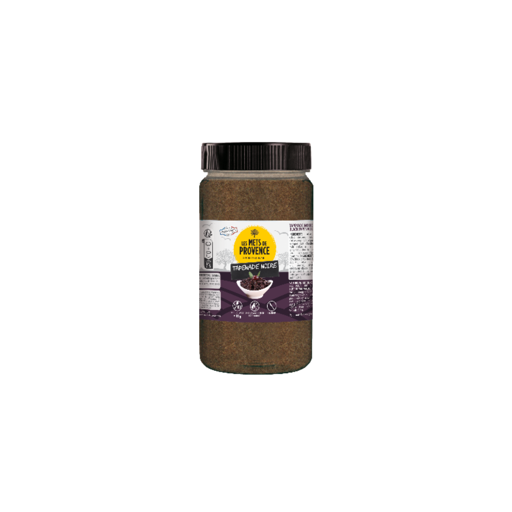 Tapenade Olives Noires 500ml Les Mets De Provence