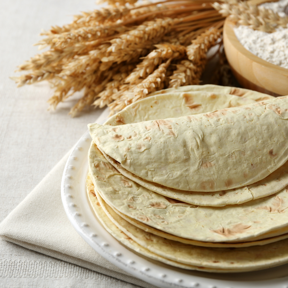 Tortilla Wrap De Ble Nature Ambiant 30cm 90gx18 (colis De 6 Paq)