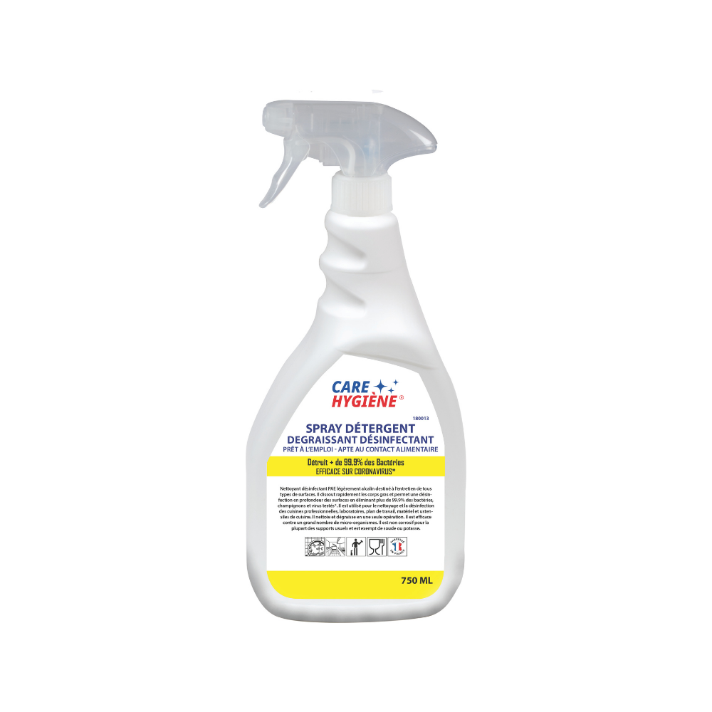 Spray Detergent Desinfectant Degraissant Pae Care-Hygiene 750ml