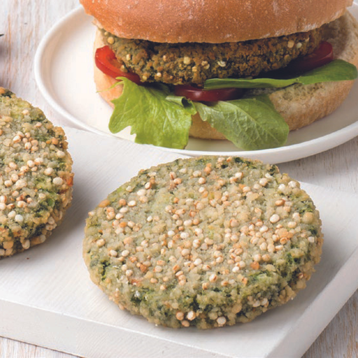 [000093] Burger Quinoa & Chou Kale Vegan 75g Sachet 1.2kg