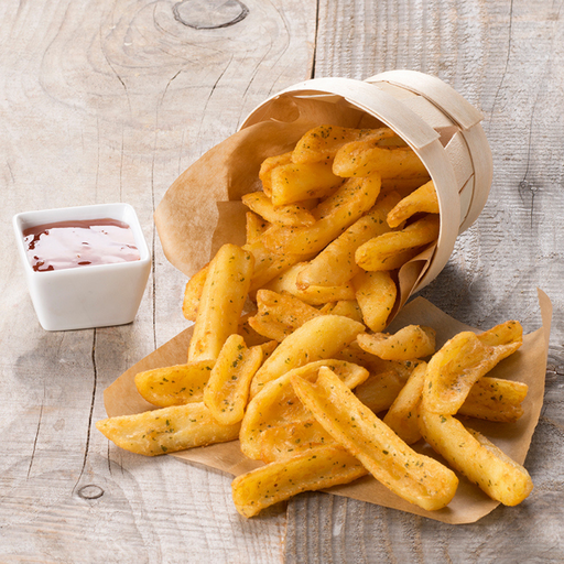 [000123] Frite Dipper Enrobee Aux Herbes Sachet 750g