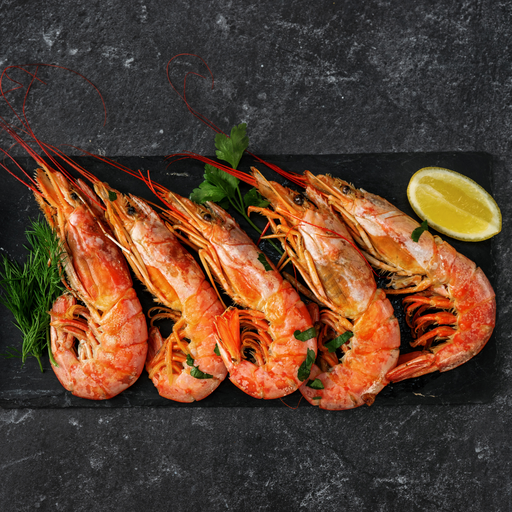 [000231] Crevette Entiere Cuite 40/60 Penaeus Vannamei Boite 2kg