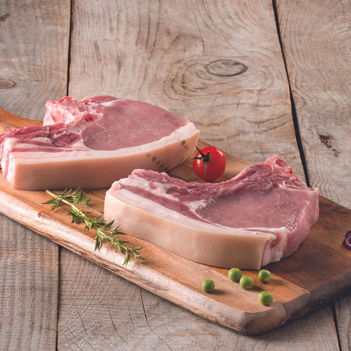 [000612] Cote Filet A/couenne Porc Mont Aveyron Edt Poche 3kg