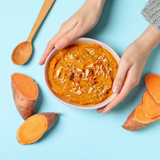 [000918] Puree De Patates Douces Nature Sachet 1kg