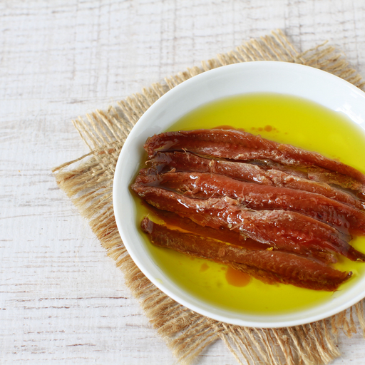 [001725] Tir Hop Filet Anchois A L'huile Tournesol Maroc 4/4 Cons. Proven