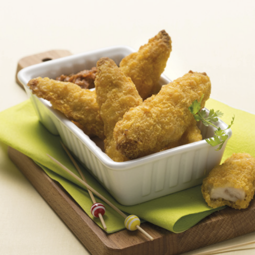[002852] Goujonnette Poulet Panee 40g Carton 5kg
