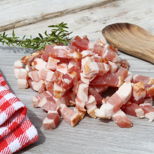 [003247] Lardons Fumes 8/8 Barquette 1kg