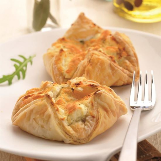 [003334] Panier Feuillete Chevre 100g Boite 4 Pieces