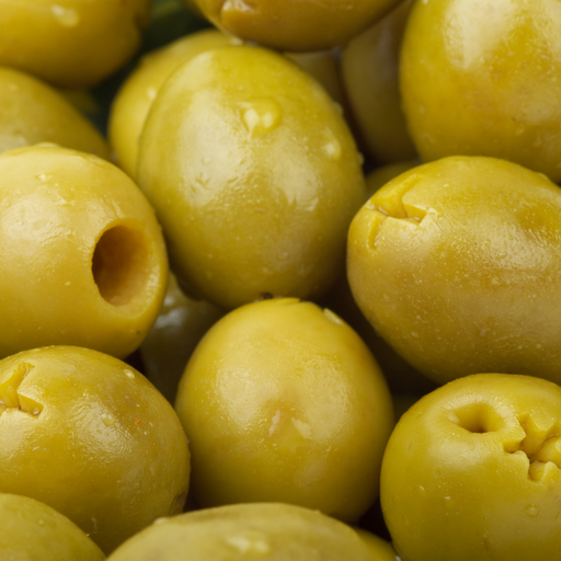 [003359] Olives Vertes Denoyautees 30/33 Boite 4/4