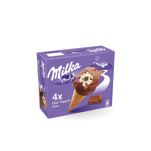 [004896] Suneo Cornet Ball Top Milka 100ml X 20 Top16