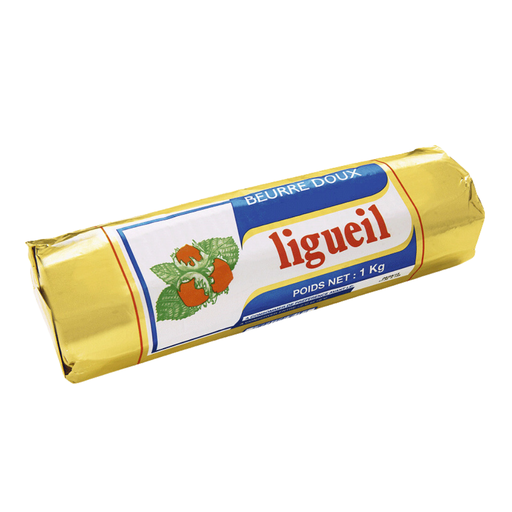 [005091] Beurre Rouleau 1 Kg Doux Extra Fin Liguiel