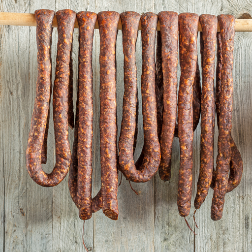 [005052] Saucisse Seche Perche Label Rouge Poche  2kg+