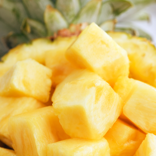 [006490] Ananas Cubes 10x10 Sicoly Sachet 1kg