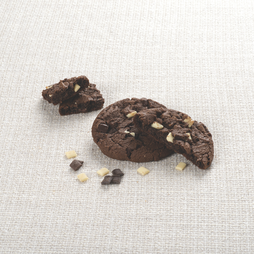 [007313] Cookie Cuit Triple Chocolat Belge 76g X 30