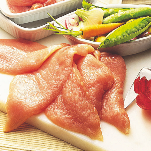 [059187] Escalope Dinde Nature 125g Sachet 1kg