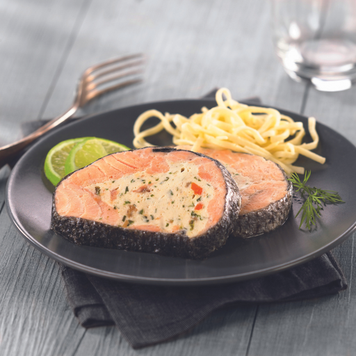 [059192] Medaillon Saumon Farci 70g Boite 4 Pieces