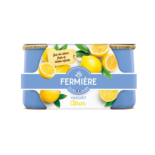 [061647] Yaourt Citron Pot Gres 140gr X 6